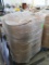 pallet of rolls of bubble wrap