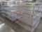 wire shelving carts, on casters