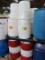3) steel & 7) plastic barrels