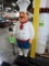 happy chef statue