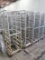 aluminum sheet pan racks, on casters