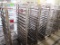 aluminum oven racks, on casters