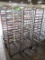 aluminum oven racks, side load, on casters