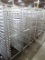 aluminum sheet pan racks, on casters