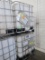 plastic containers in steel cages