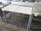 polytop table w/ backsplash