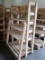 wooden merchandising racks