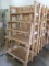 wooden merchandising racks