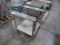 stainless equipment stand, on casters