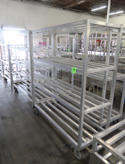 aluminum stocking carts