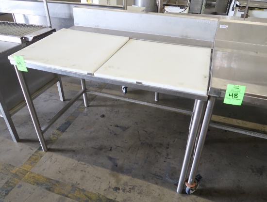 polytop table w/ backsplash