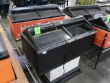 Arctic Star tortilla merchandisers, some plastic is missing, on stands