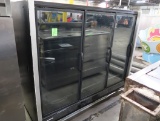2019 Hussmann freezer door case, 3) doors, electric defrost