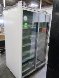 2020 Zero Zone refrigerated door case, 2) door, self-contained