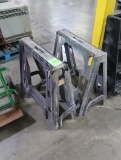 plastic saw horses