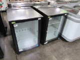 Imbera glass door coolers, w/ stainless work top