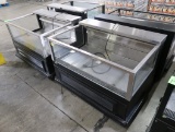 Wasserstrom refrigerated merchandiser w/ 3) glass sides