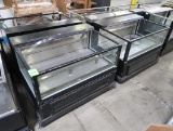 Wasserstrom refrigerated merchandiser w/ 3) glass sides