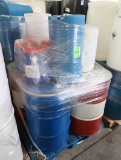 4) steel & 7) plastic barrels