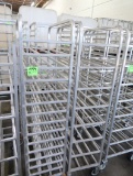 tray racks, on casters