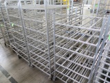 tray/tub rack, on casters