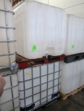 plastic containers, 1) in steel cage