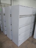 5-drawer lateral file cabinet