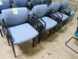 office guest chairs, stackable
