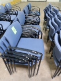 office guest chairs, stackable
