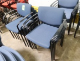 office guest chairs, stackable