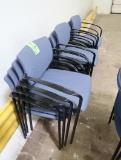 office guest chairs, stackable