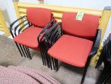 office guest chairs, stackable