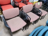 office guest chairs, stackable