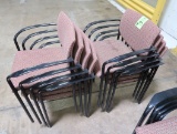 office guest chairs, stackable