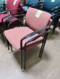 office guest chairs, stackable