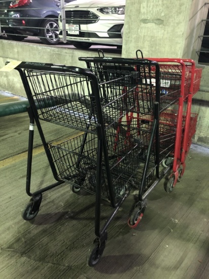 Assorted Small Shopping Carts