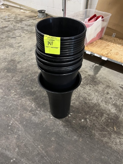 Stack of Floral Buckets