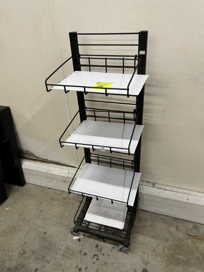 4 Tier Merchandiser on Casters