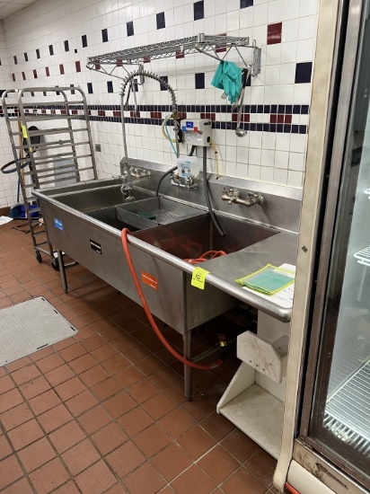 Stainless 3 Compartment Sink