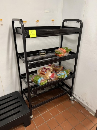 4 tier rack on casters