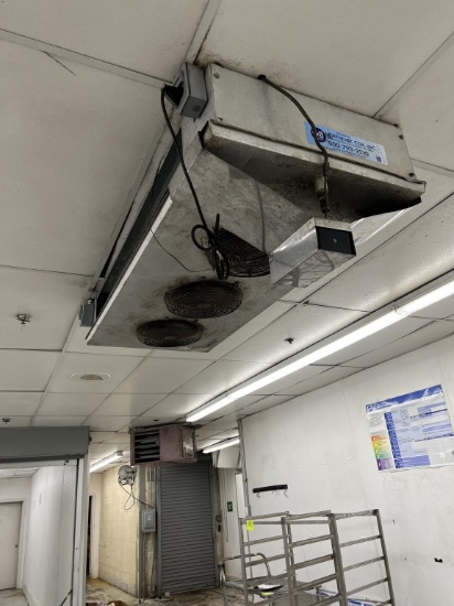 Coils in produce prep cooler