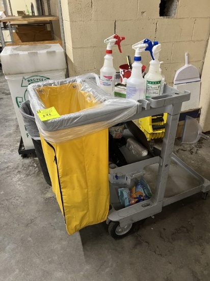 Rubbermaid Janitorial Cart