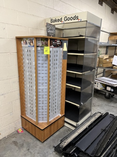 End Cap and Glasses Merchandiser