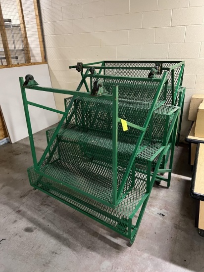 3 Tier Metal Portable Step Ups
