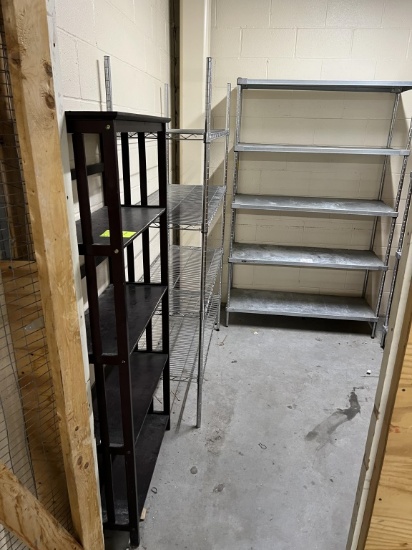 Racks in Storage Area