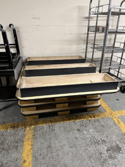 Group of Wood Step Ups
