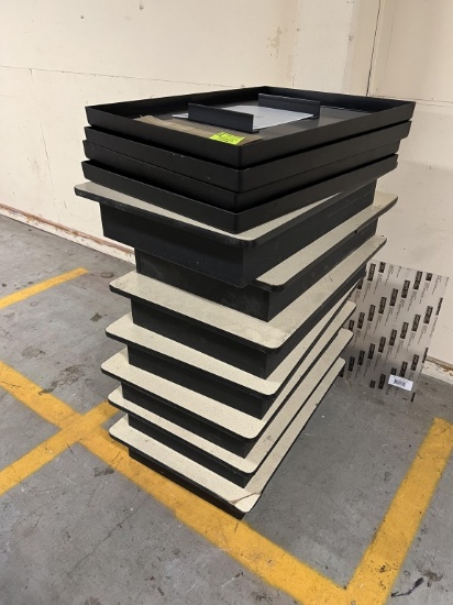 Group of wood step ups