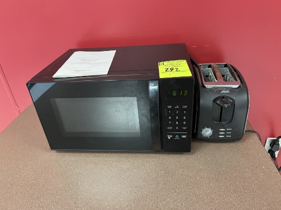 Household Microwave and Toaster
