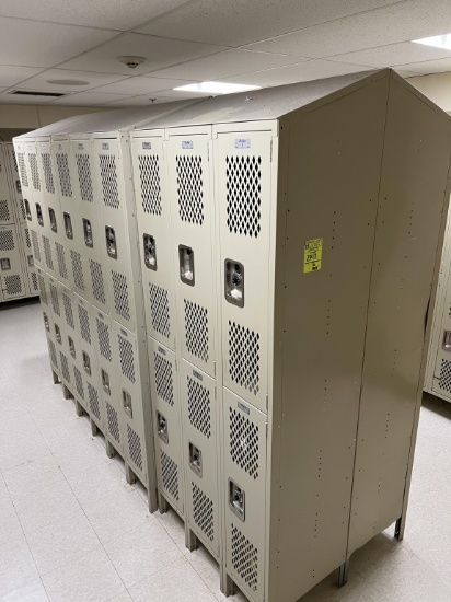 36 Doors of Metal Lockers
