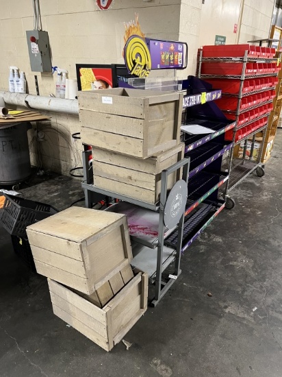 Group of assorted merchandisers